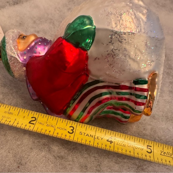 Christopher Radko Snowballin Kid Red Shirt Christmas Ornament - Picture 7 of 8
